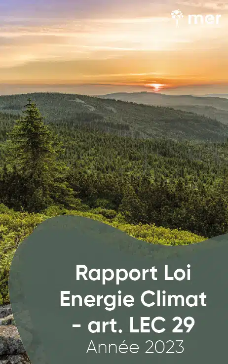 Rapport Loi Energie Climat MER - 2023